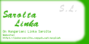 sarolta linka business card